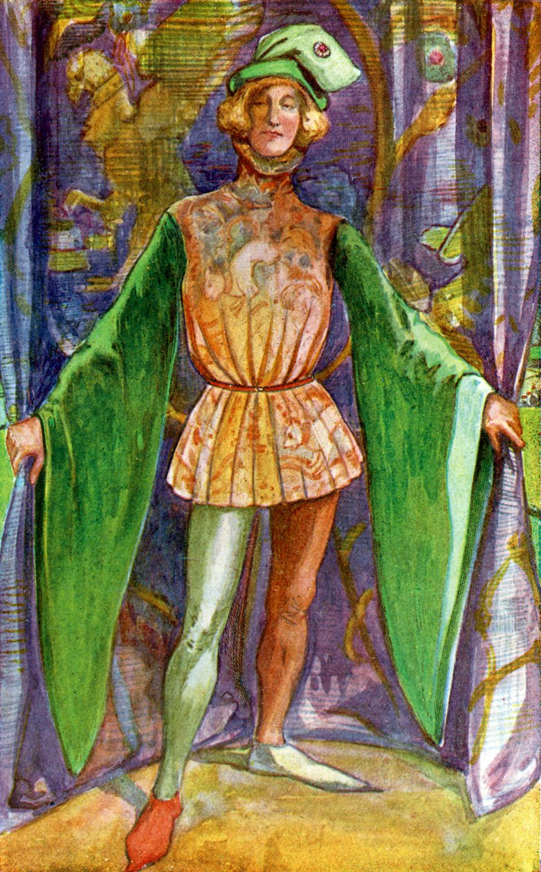 Strój męski za panowania Henryka V (1413 -1422) autorstwa Dion Clayton Calthrop