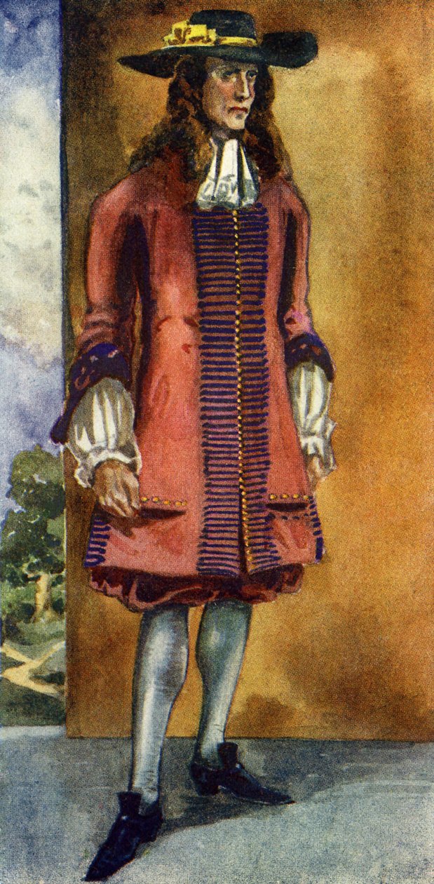 Strój męski za panowania Jakuba II (1685-1689 ) autorstwa Dion Clayton Calthrop