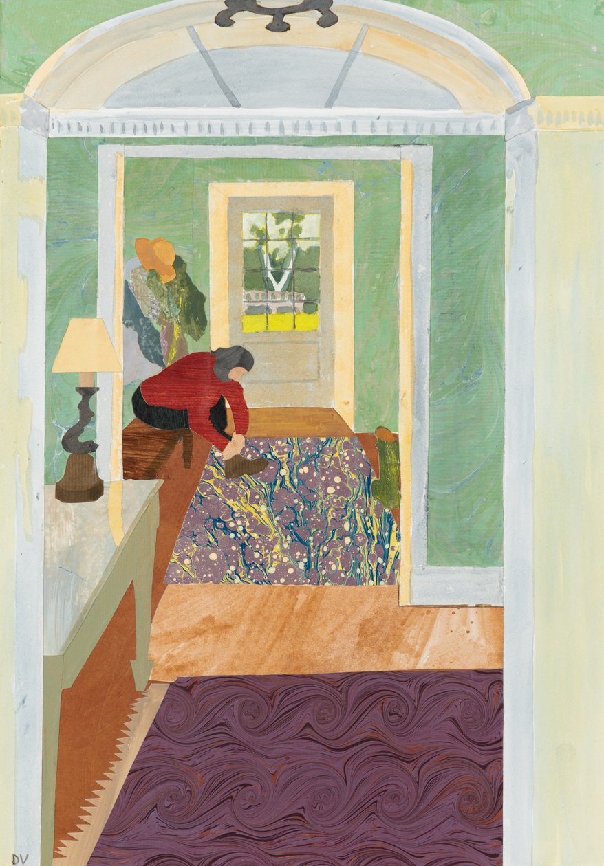 Buty na nogach (kolaż) autorstwa Dione Verulam