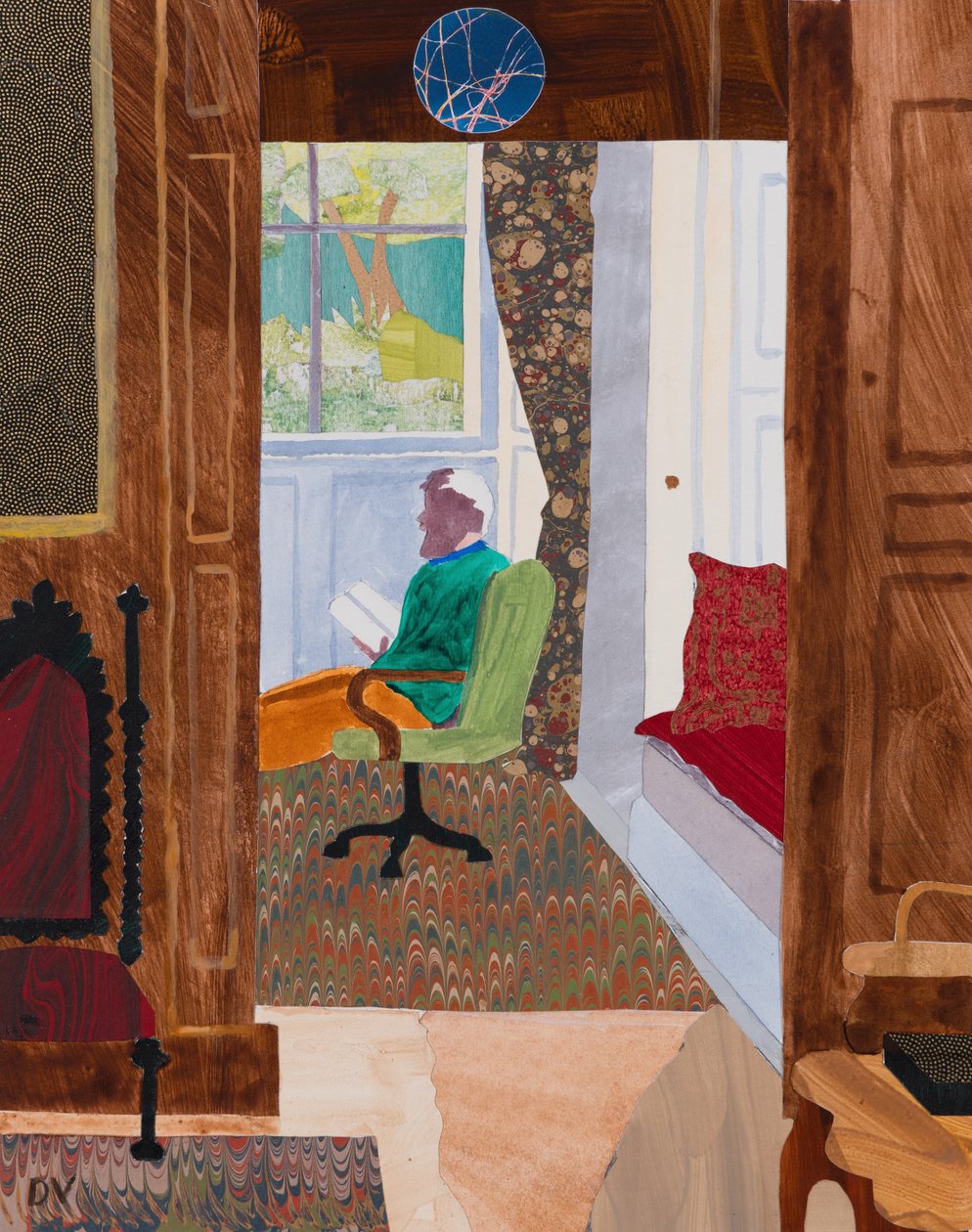 Cisza (kolaż) autorstwa Dione Verulam