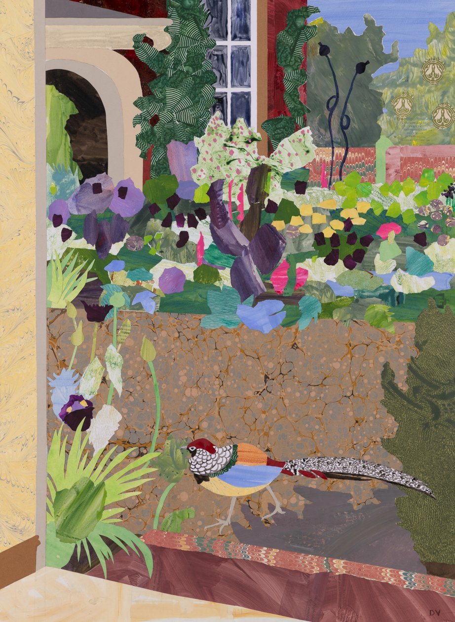 Widok ze studia (kolaż) autorstwa Dione Verulam