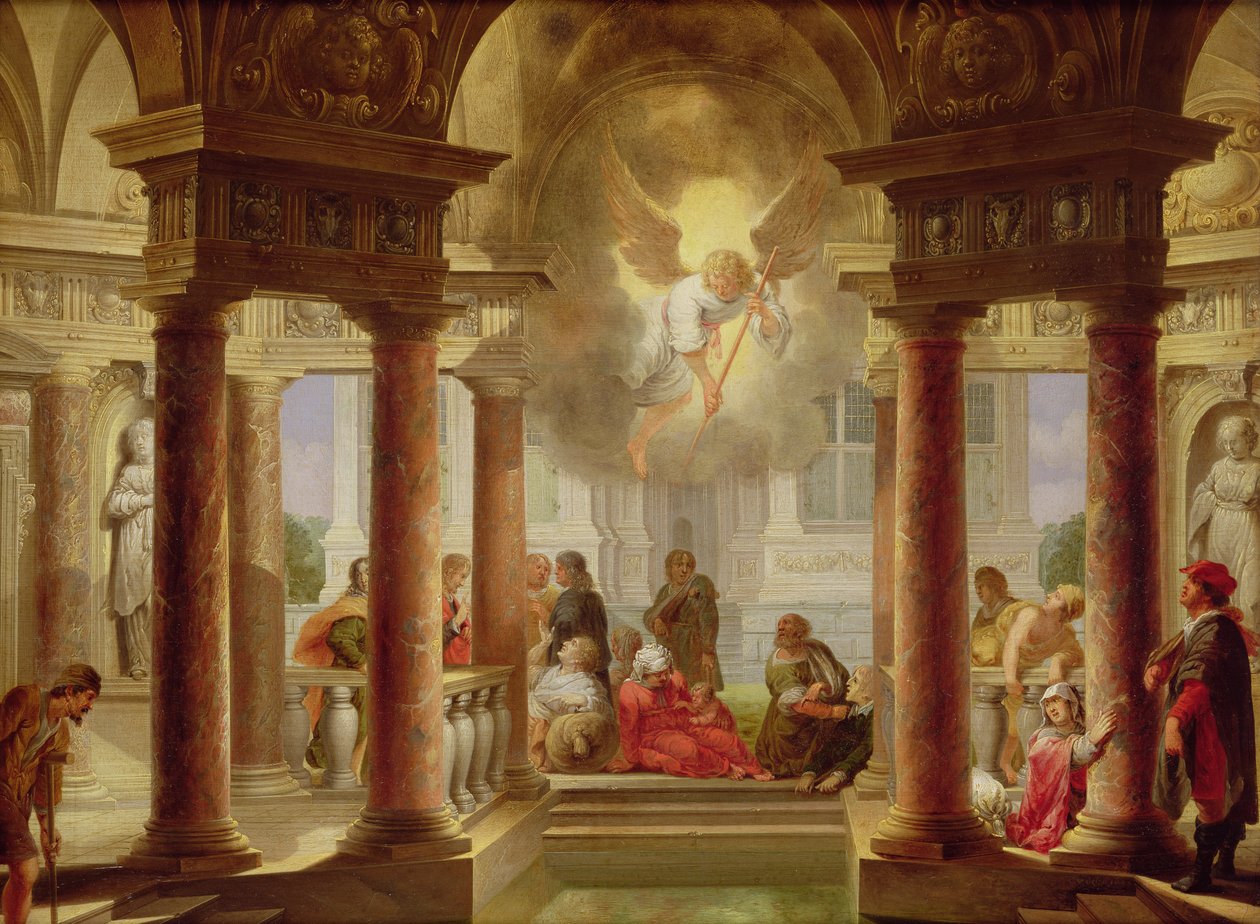 Basen Bethesda, 1645 autorstwa Dirck van Delen