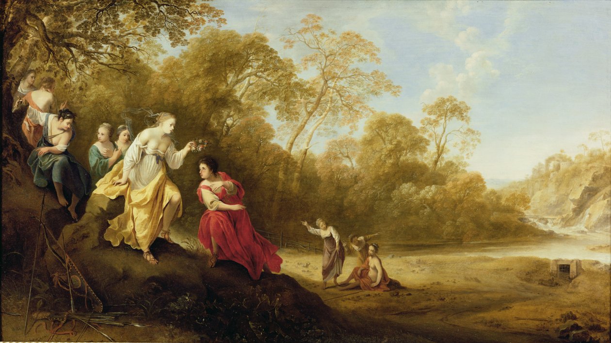 Koronacja Mirtillo autorstwa Dirck van der Lisse