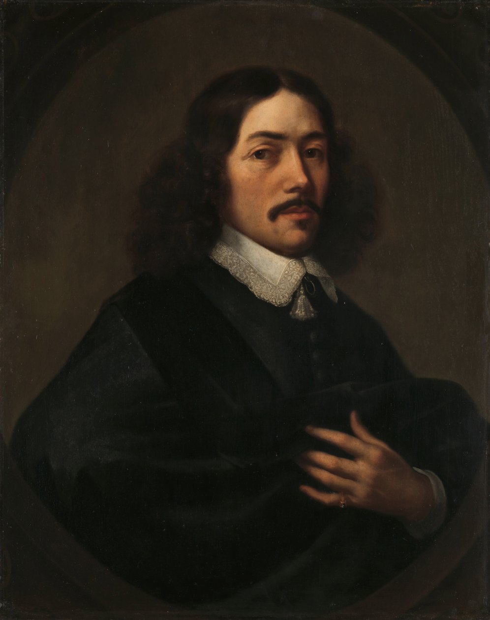 Portret mężczyzny, uważany za Bartholomeusa Vermuydena (1616/17-1650) autorstwa Dirck Craey