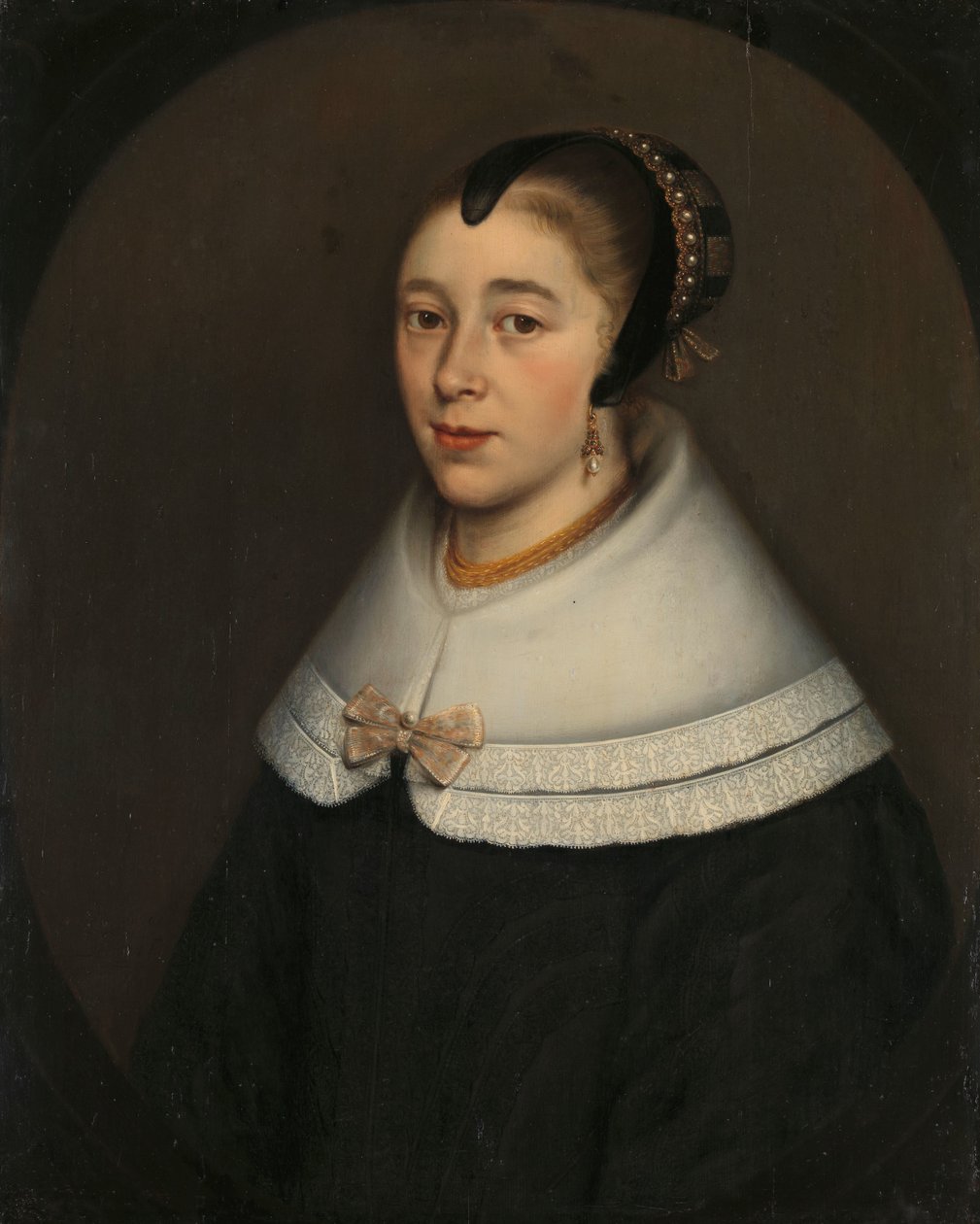 Portret kobiety, przypuszczalnie Catharina Kettingh (1626/27-73), żona Bartholomeusa Vermuydena autorstwa Dirck Craey