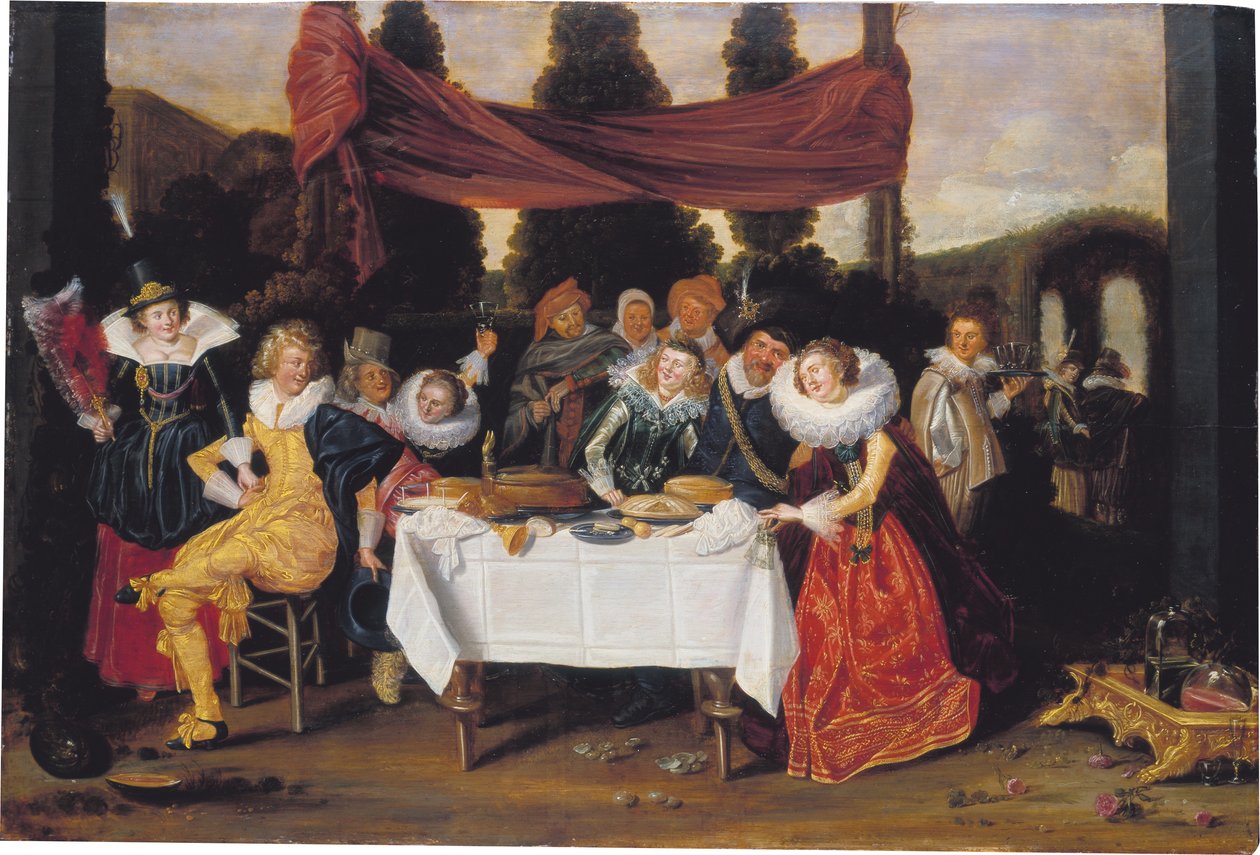 Merry Company autorstwa Dirck Hals
