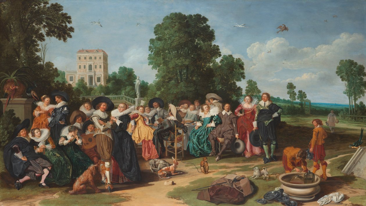 Fête champêtre autorstwa Dirck Hals