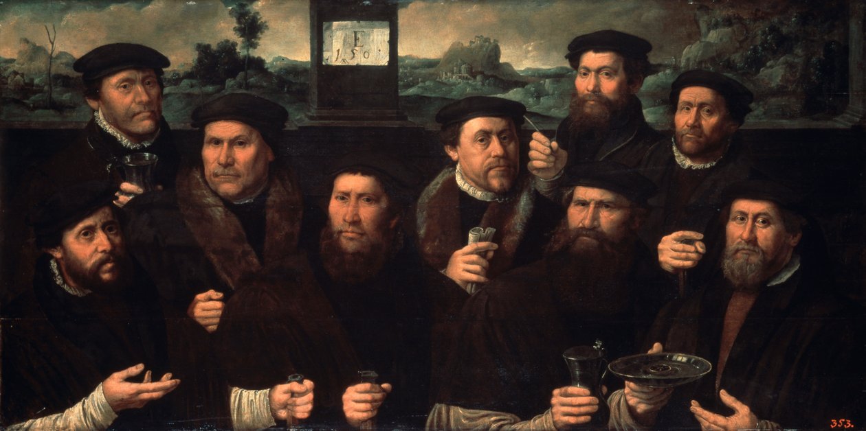 Portret grupowy amsterdamskiej korporacji strzeleckiej”, 1561. autorstwa Dirck Jacobsz