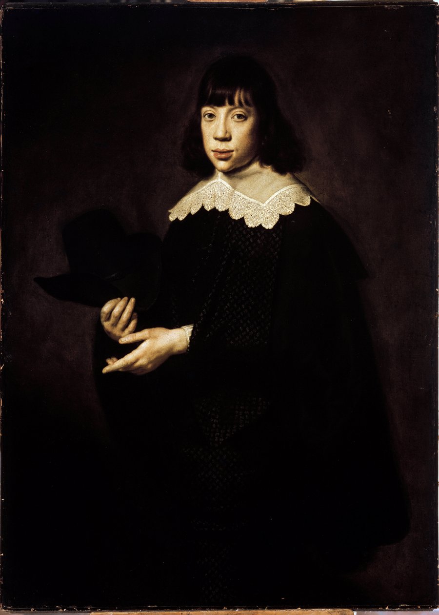 Portret młodzieńca (olej na płótnie) autorstwa Dirck Santvoort