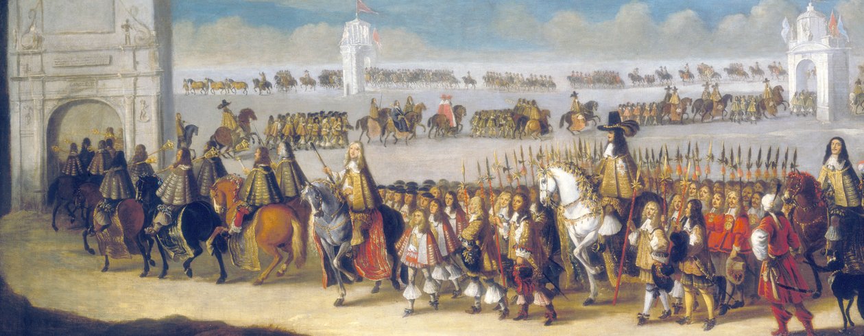 „Kawalka Karola II przez City of London, 22 kwietnia 1661”, 1662. autorstwa Dirck Stoop