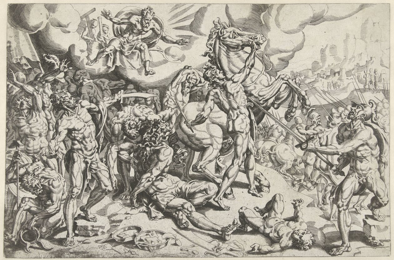 Nawrócenie Pawła autorstwa Dirck Volckertsz. Coornhert (attributed to)