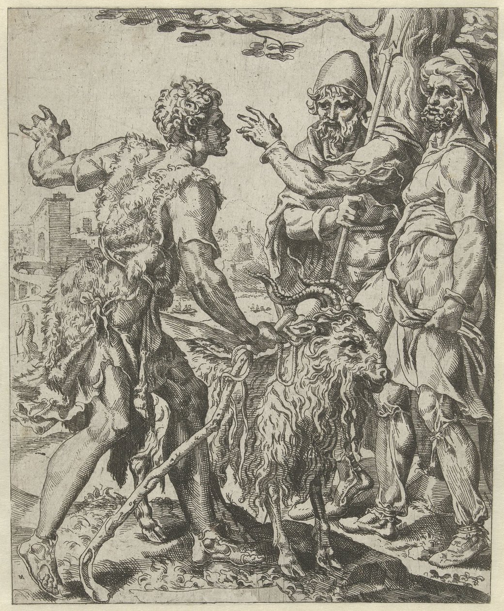 Chira szuka prostytutki Historia Judy i Tamar (tytuł serii) autorstwa Dirck Volckertsz. Coornhert (attributed to)