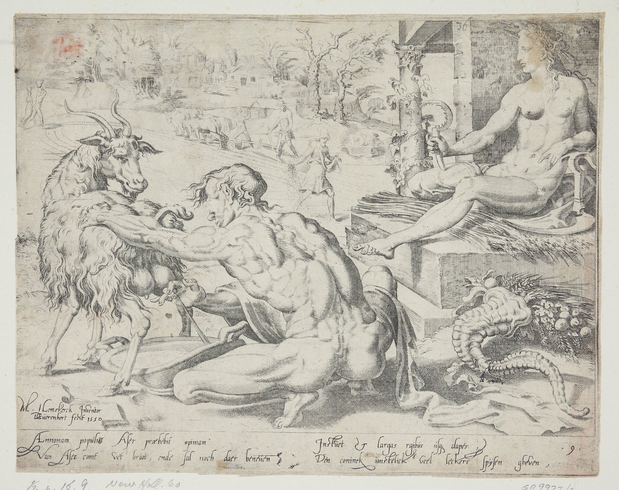 Asher autorstwa Dirck Volckertsz. Coornhert