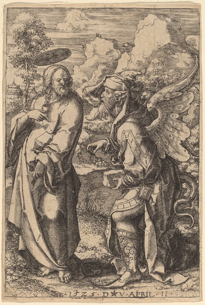 Kuszenie Chrystusa autorstwa Dirk Jacobsz Vellert