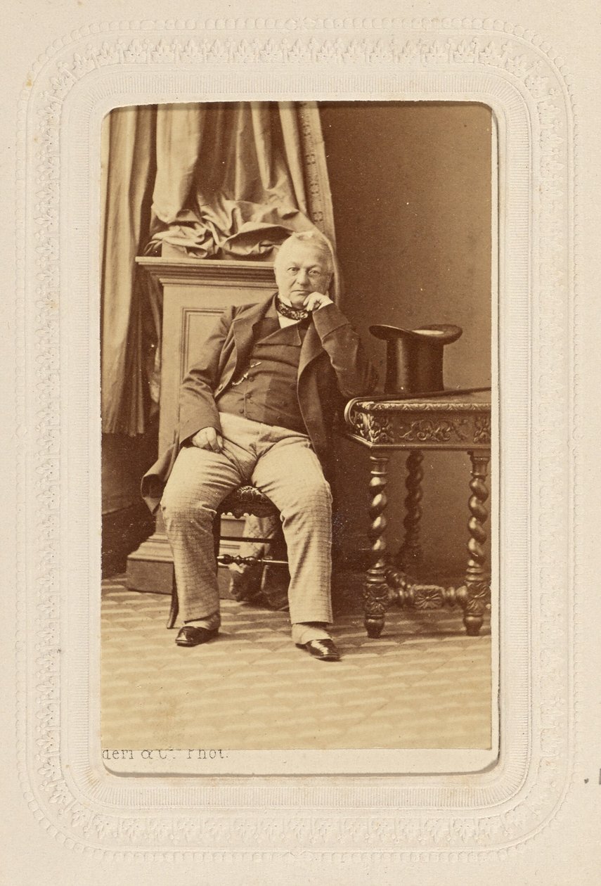 M. [Louis Adolphe] Thiers (1797-1877) autorstwa Disdéri and Cie.