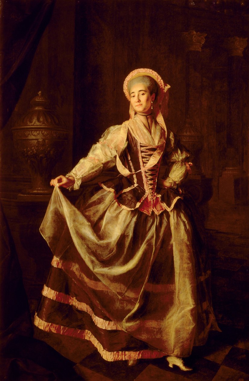 Portret Aleksandry Pietrowny Liowszyny (1757-82) 1775 autorstwa Dmitri Grigorievich Levitsky