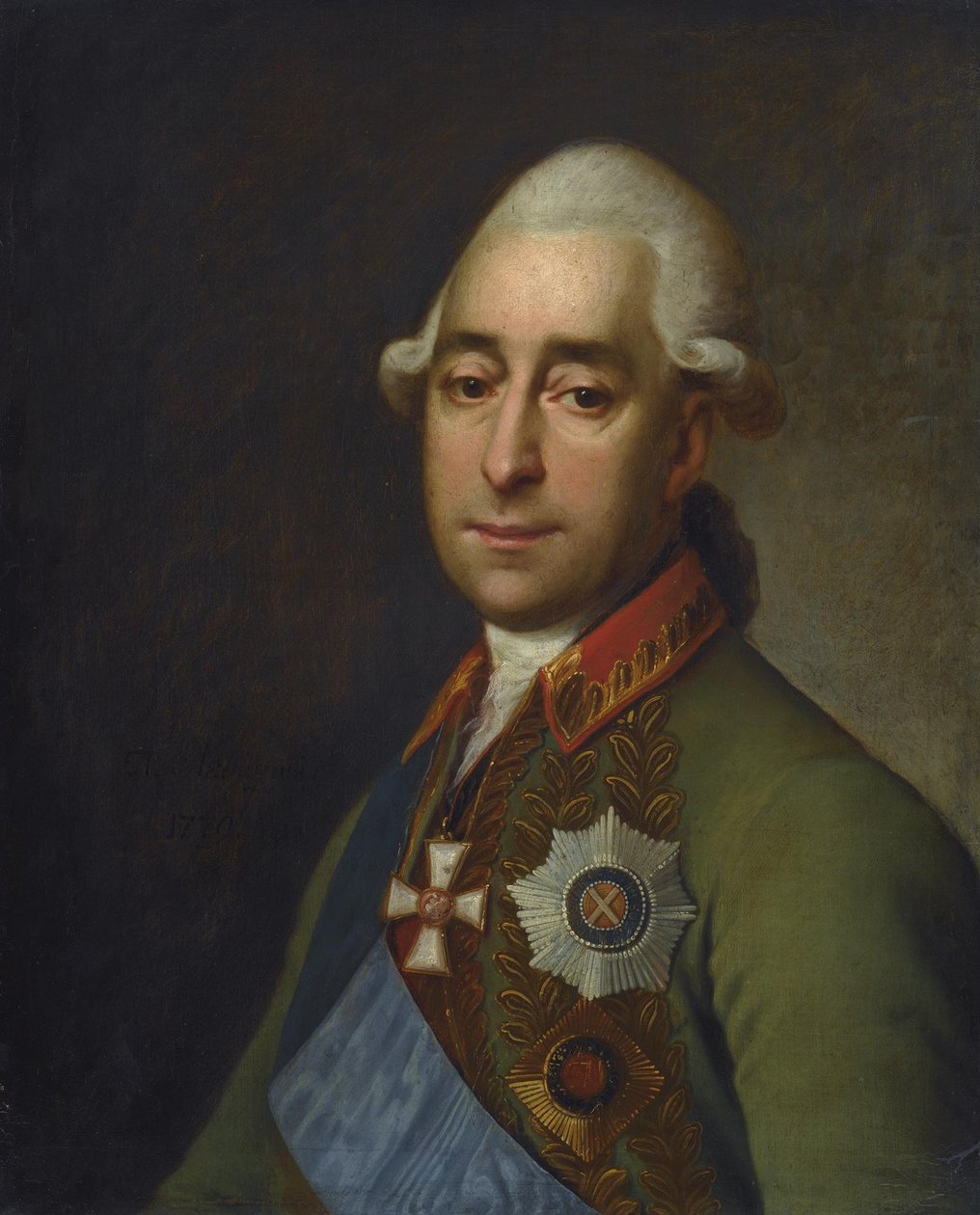 Feldmarszałek książę Aleksander Aleksandrowicz Prozorowski 1732-1809 autorstwa Dmitri Grigorievich Levitsky
