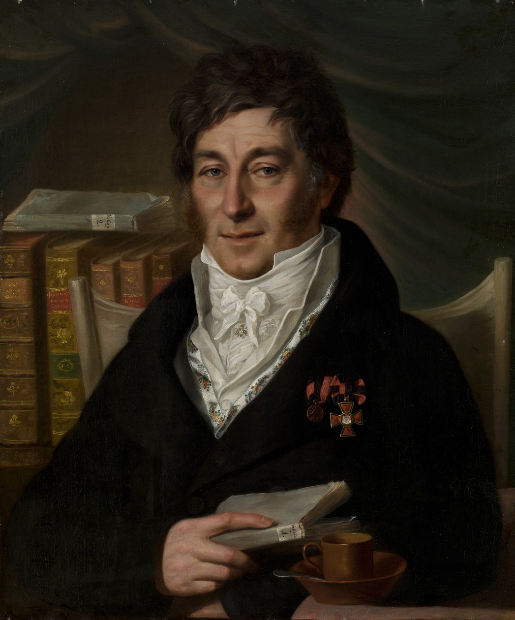 Portret Aleksandra Stachijewa 1724-1796, 1818 autorstwa Dmitri Grigorievich Levitsky