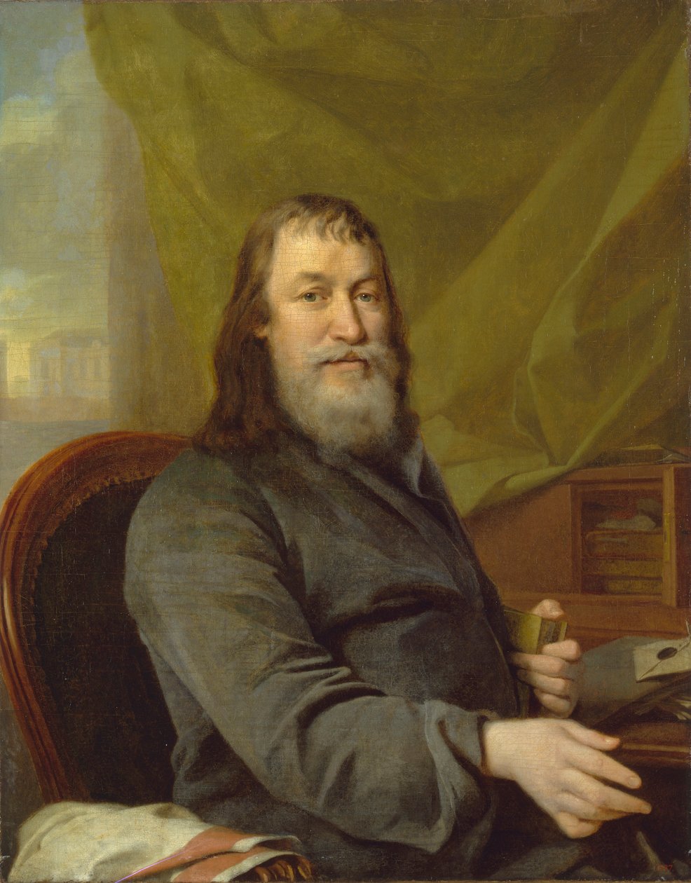Portret Iwana Charitonowicza Bilibina Wielkiego, 1801 autorstwa Dmitri Grigorievich Levitsky
