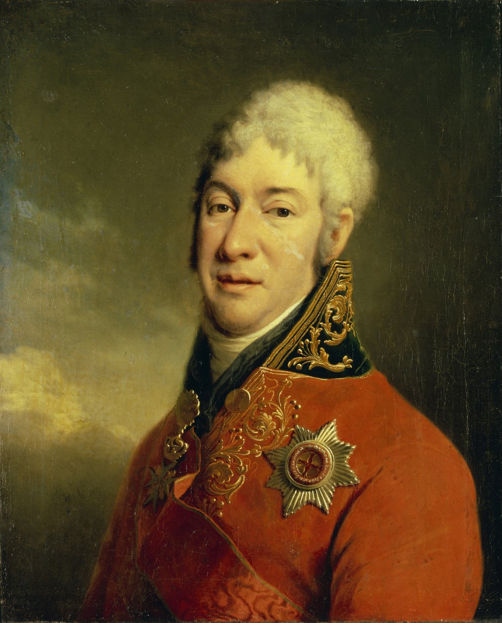 Portret Iwana Władimirowicza Łopuchina 1756-1816, filozofa, mistyka, pisarza i humanitarnego, 1802-1804 autorstwa Dmitri Grigorievich Levitsky