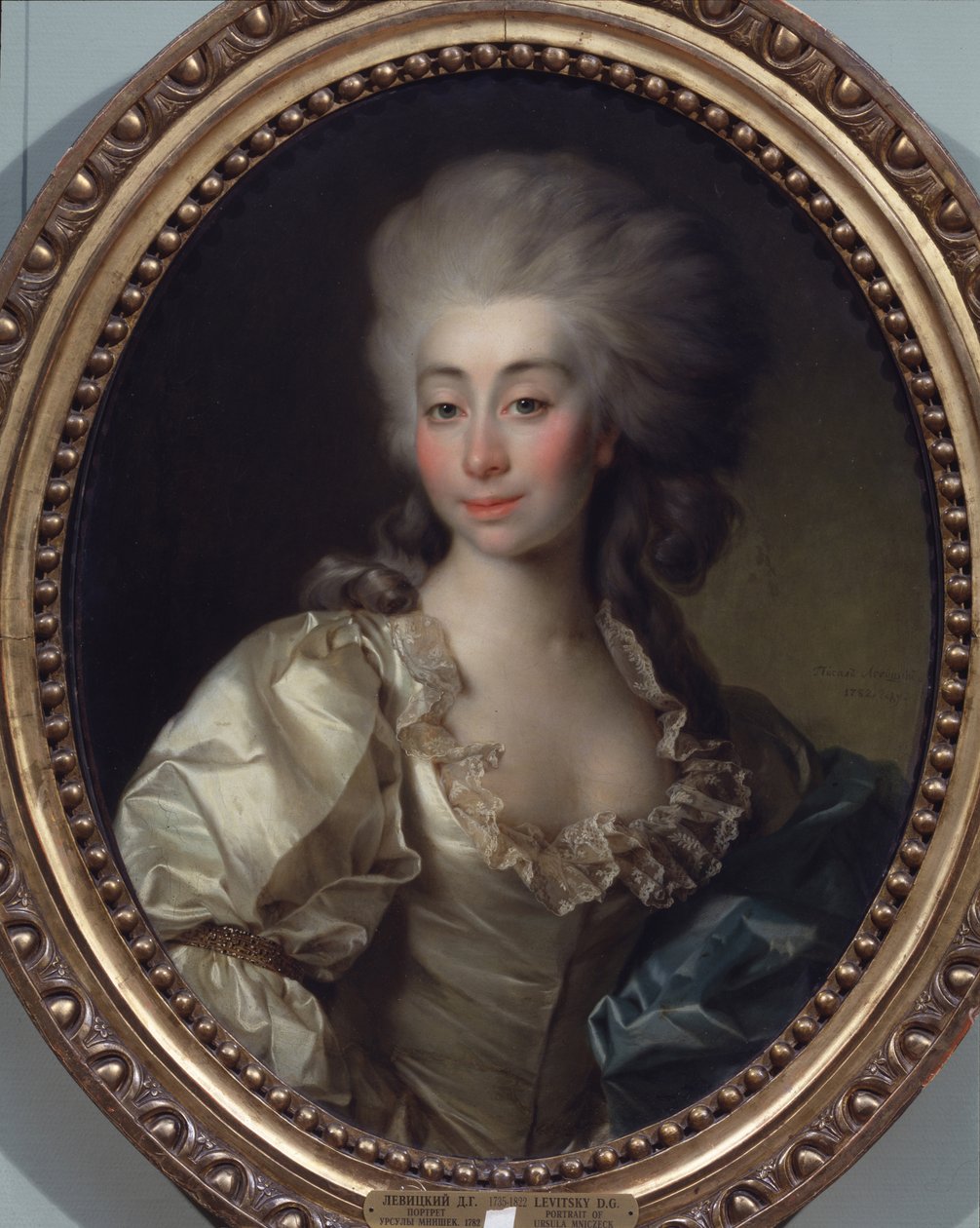 Portret Urszuli Mniszeck, 1782 autorstwa Dmitri Grigorievich Levitsky