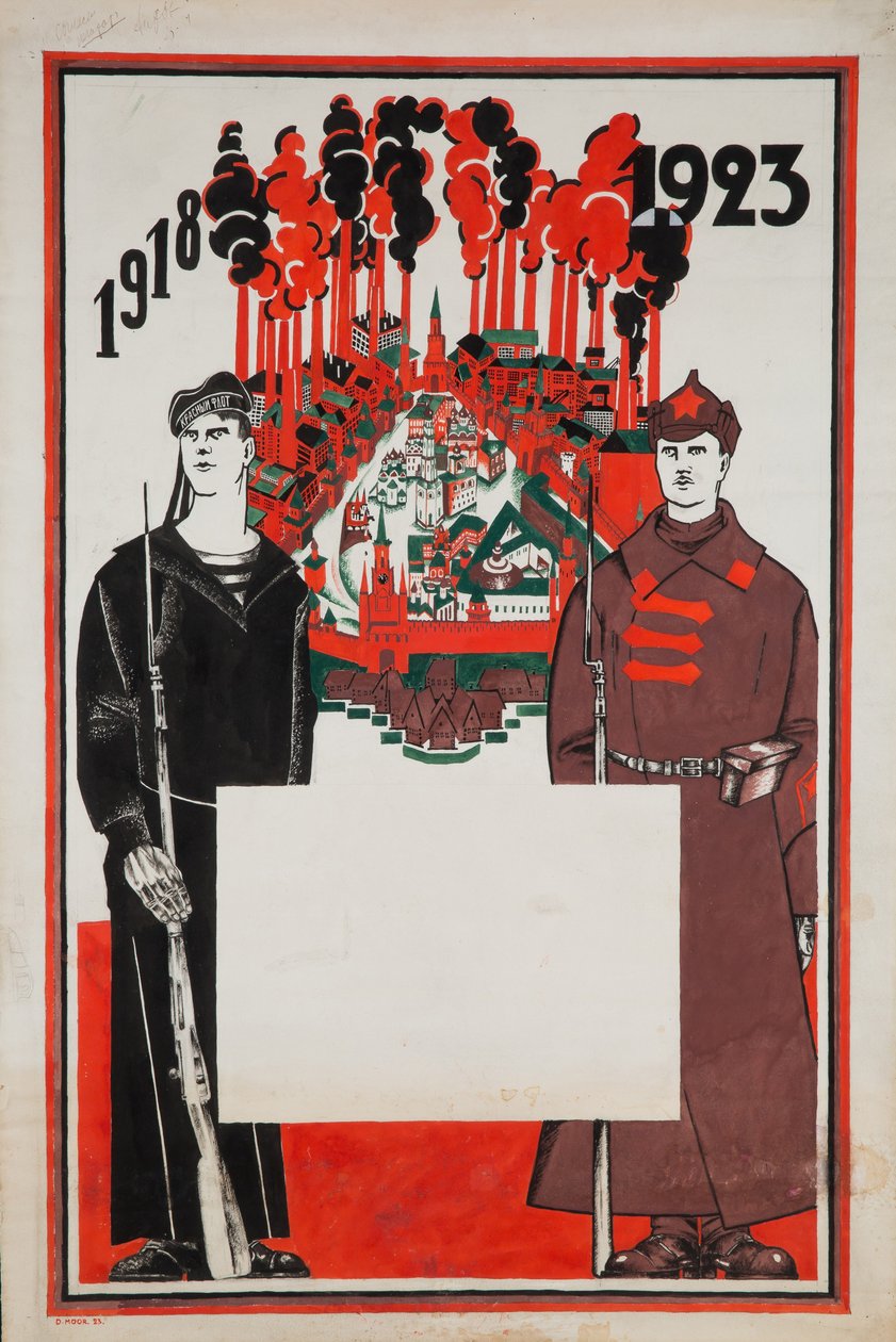 Armia Czerwona i Flota Czerwona. 1918-1923, 1923 autorstwa Dmitriy Stakhievich Moor