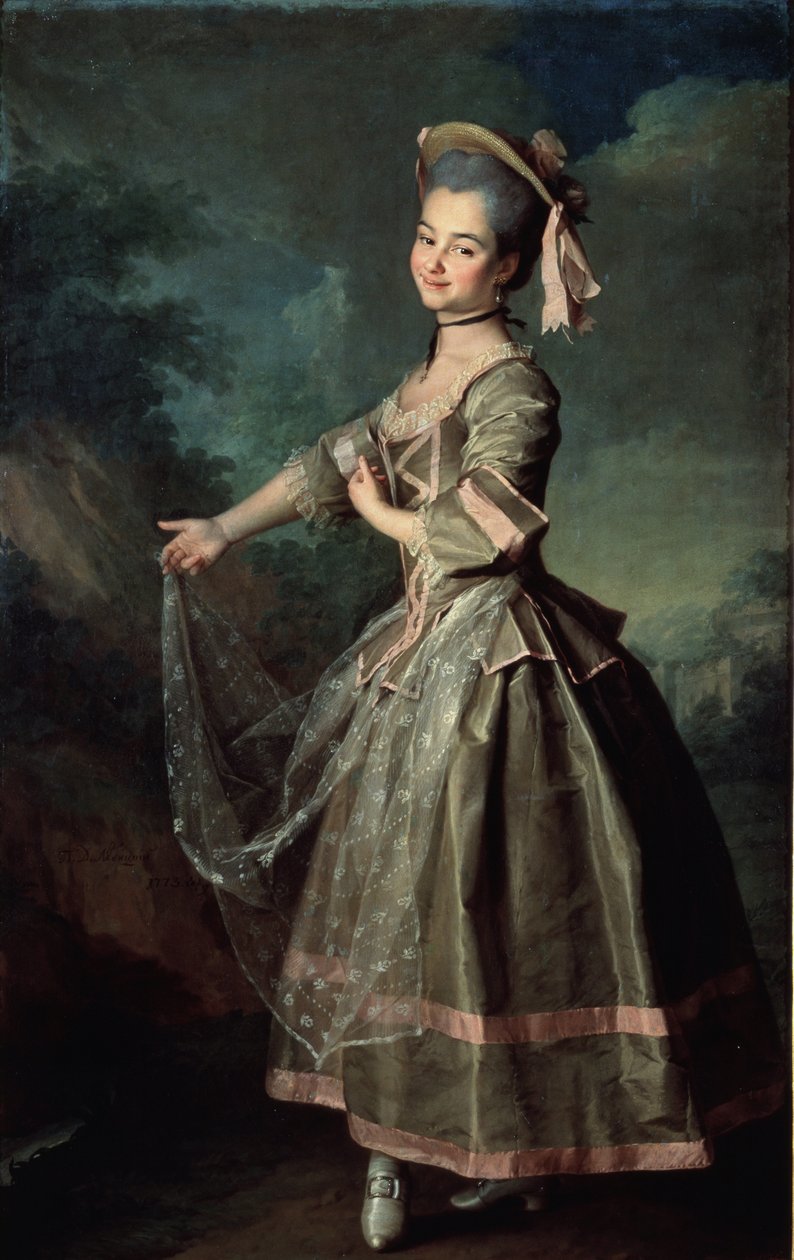 Portright Ekateriny Nelidowej, 1773 autorstwa Dmitri Grigorievich Levitsky