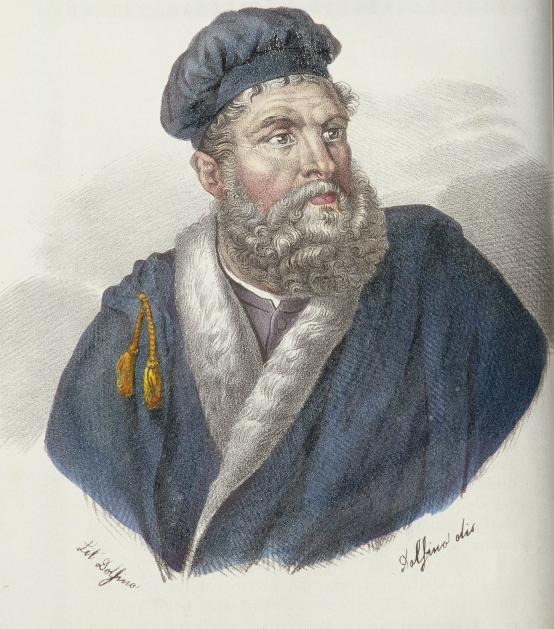 Portret Marco Polo autorstwa Dolfino
