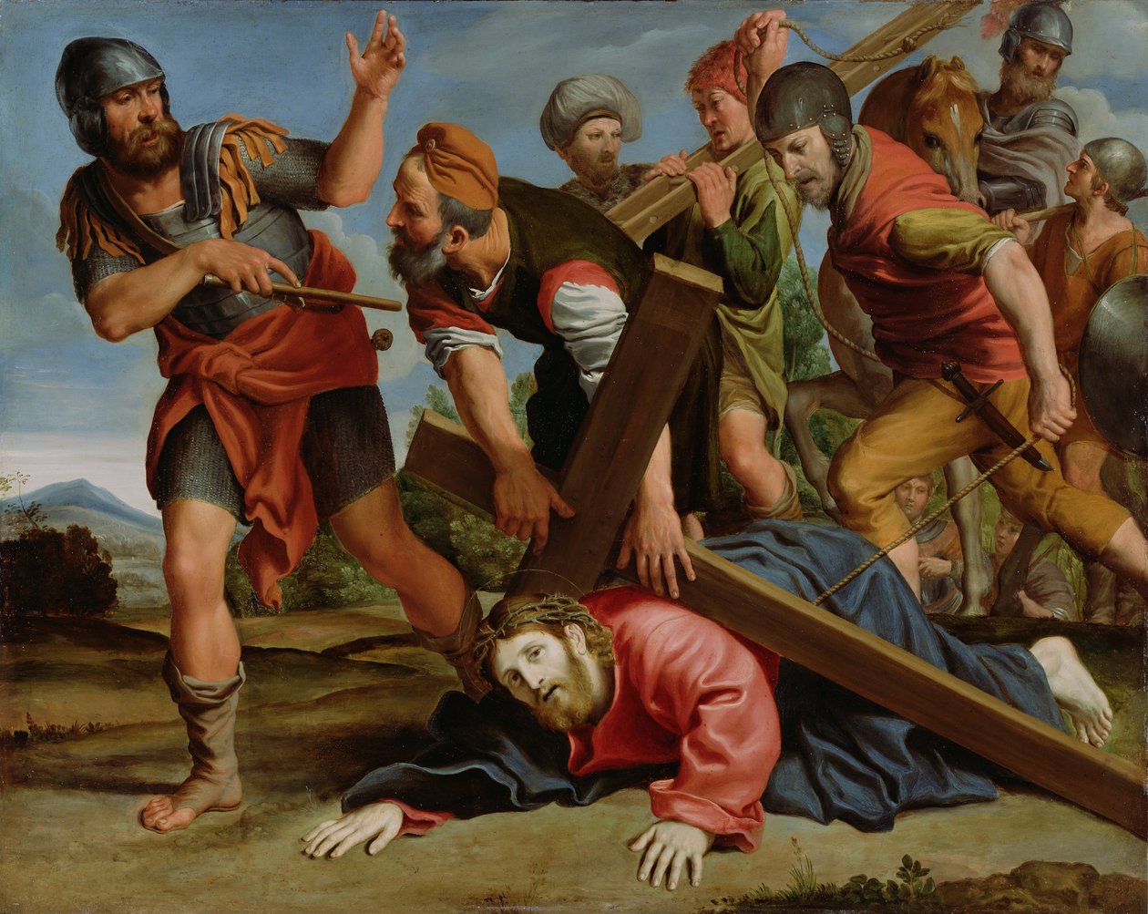 Droga na Kalwarię autorstwa Domenichino