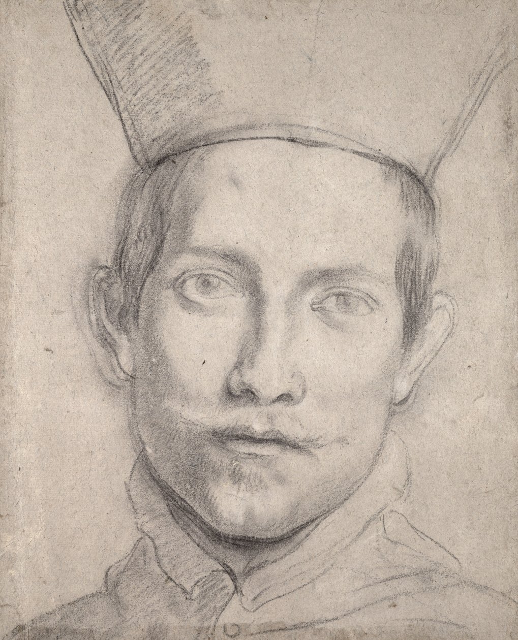 Кардиналын хөрөг (цаасан дээрх хар шохой)поли autorstwa Domenichino