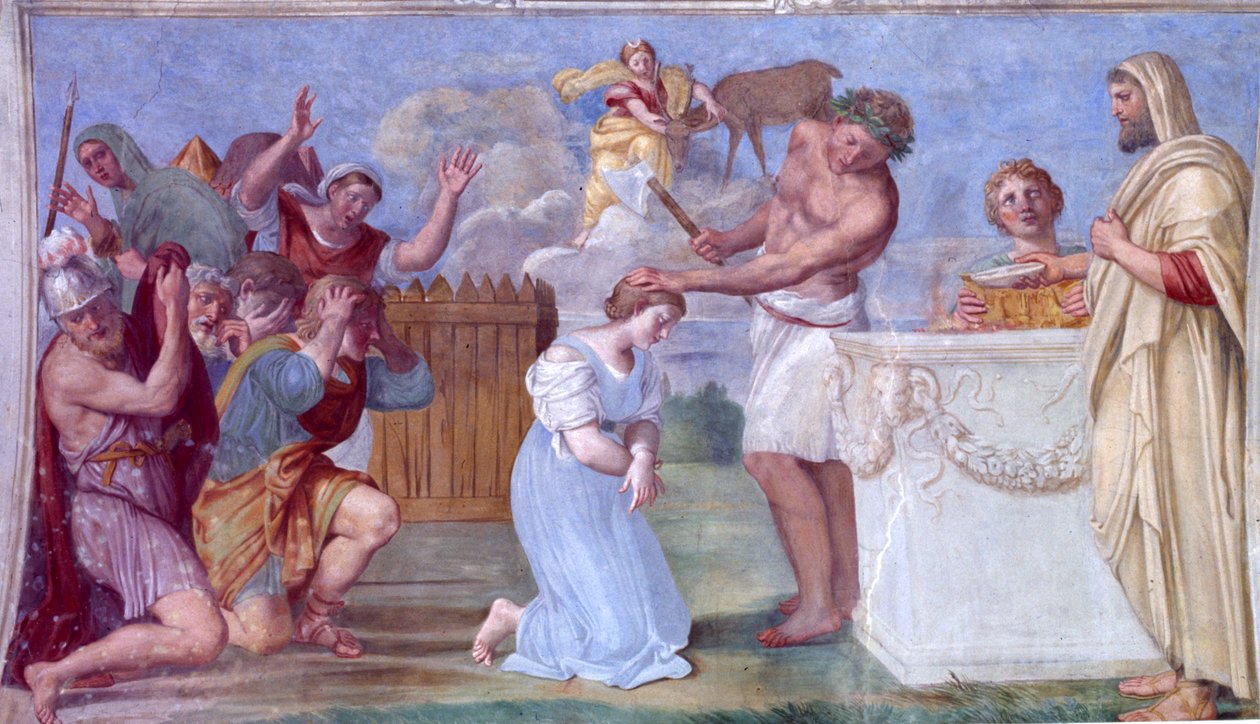 Ofiara Ifigenii autorstwa Domenichino