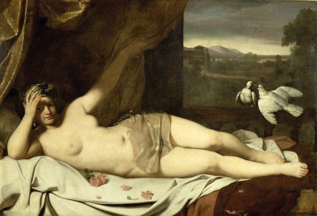 Wenus (olej na płótnie) autorstwa Domenichino (1581-1641) (attr. to)