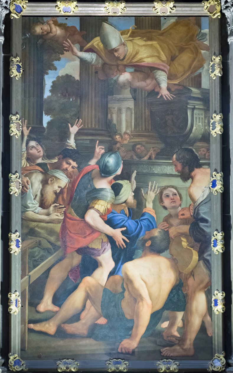 Infirm przy grobie San Gennaro autorstwa Domenichino (1581 1641)