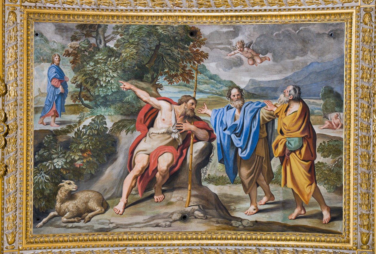 Pierwsze powołanie apostoła Andrzeja autorstwa Domenichino