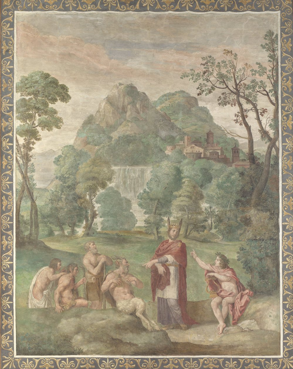 Wyrok Midasa autorstwa Domenichino