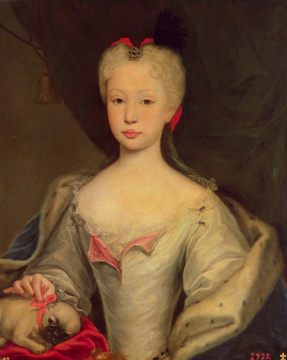 Maria Barbara de Braganza (zm.1758) królowa Hiszpanii (olej) autorstwa Domenico Dupra