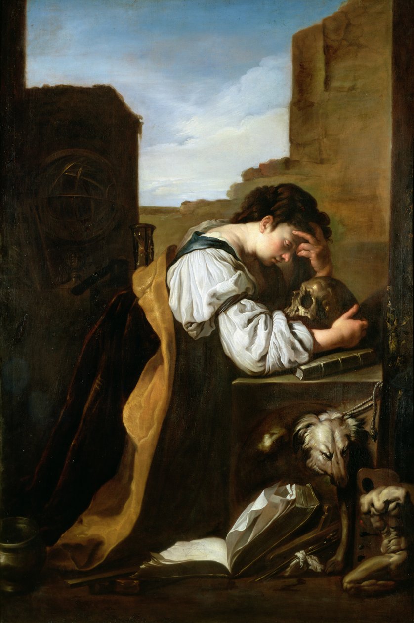 Melancholia autorstwa Domenico Fetti or Feti