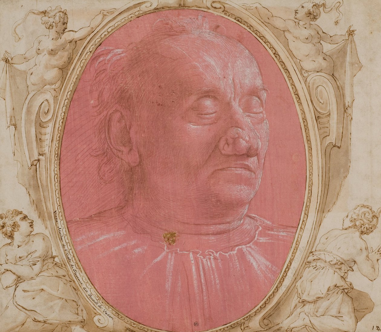 Głowa starego człowieka autorstwa Domenico Ghirlandaio