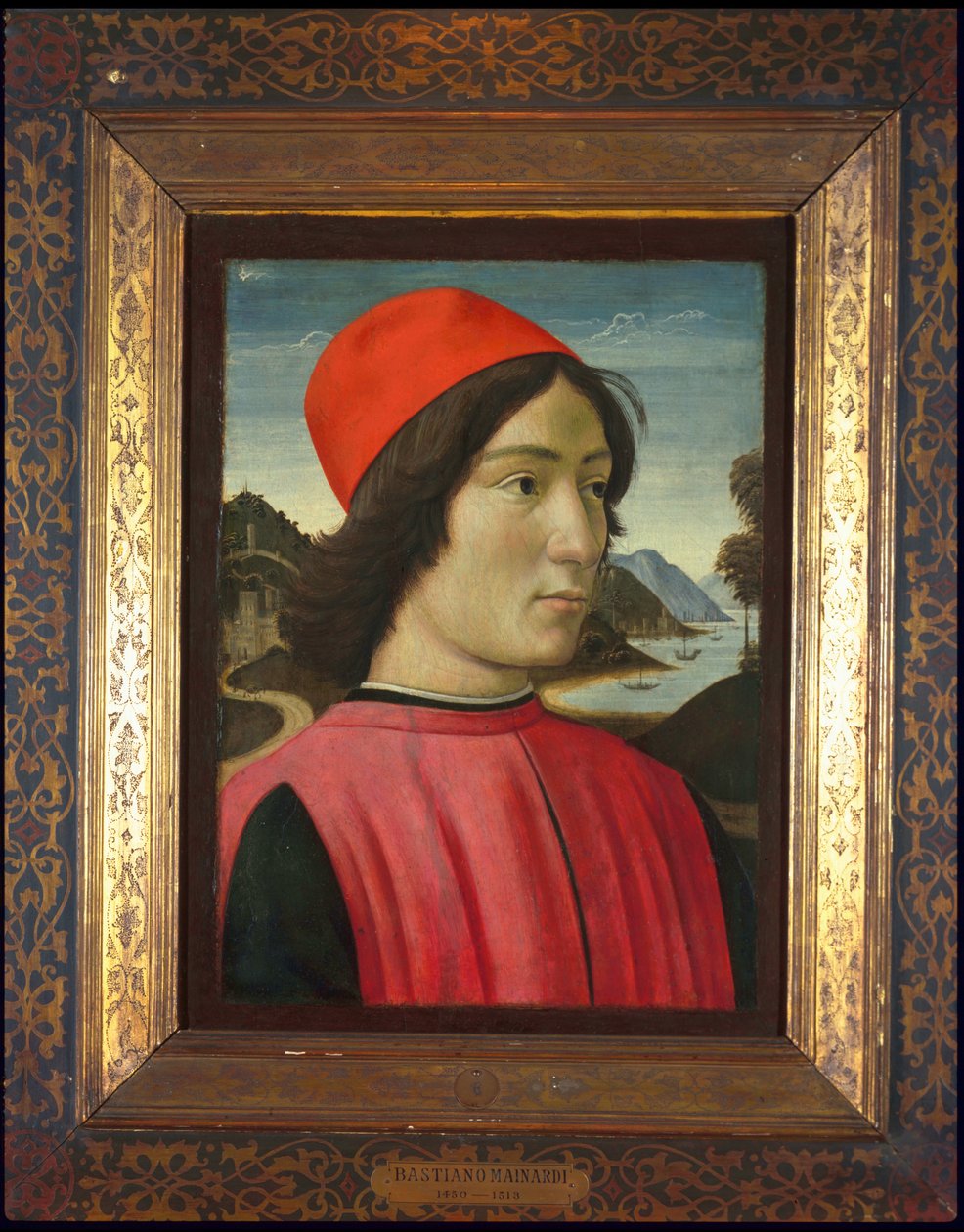 Portret mężczyzny, ok. 1490 (tempera na desce) autorstwa Domenico Ghirlandaio