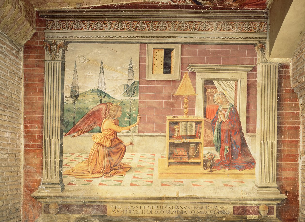Zwiastowanie autorstwa Domenico Ghirlandaio