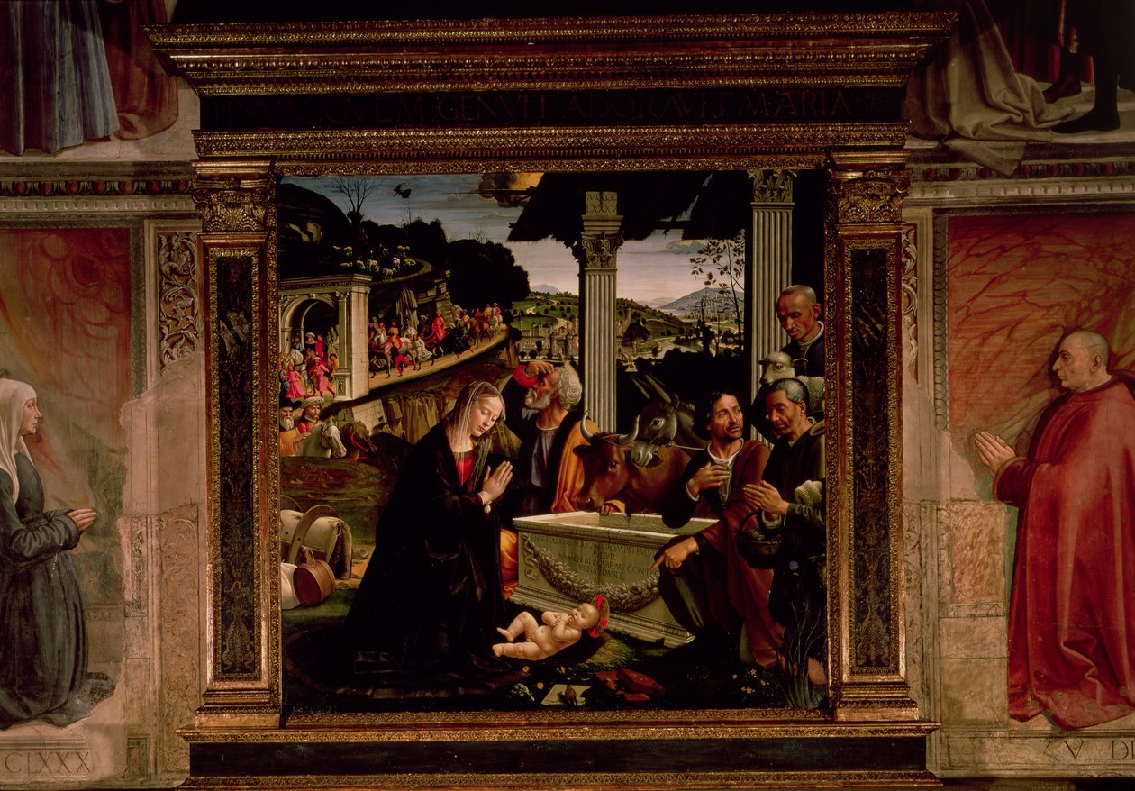 Narodziny Chrystusa autorstwa Domenico Ghirlandaio