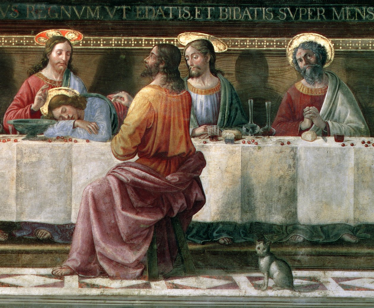 Ostatnia Wieczerza (detal 43922) autorstwa Domenico Ghirlandaio