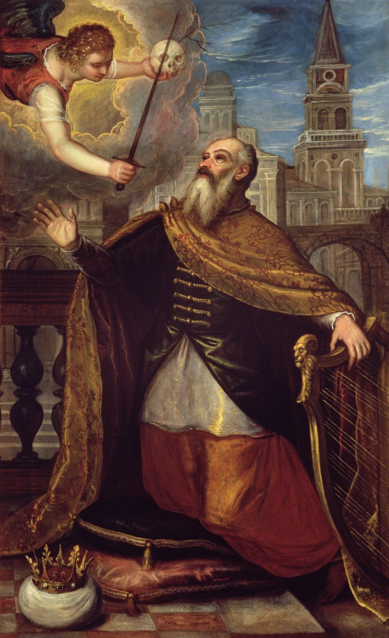 Dawid autorstwa Domenico Robusti Tintoretto