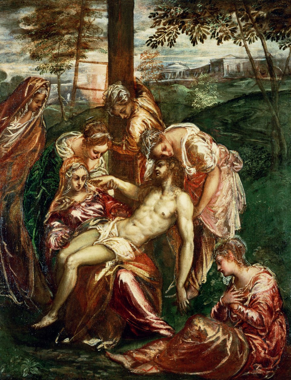 Zejście z krzyża autorstwa Domenico Robusti Tintoretto