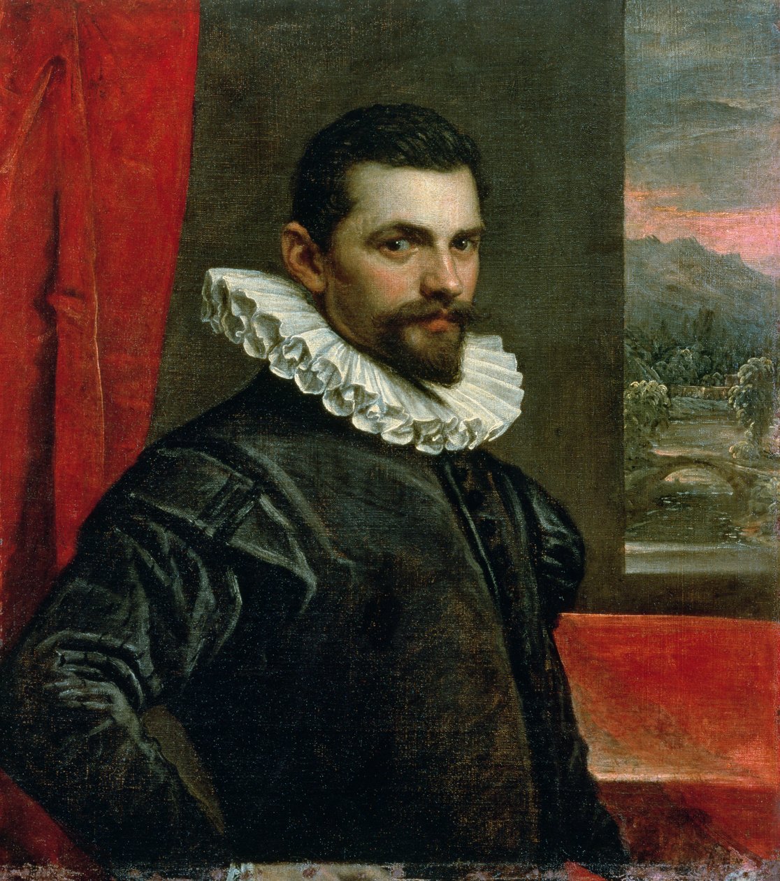 Portret Francesco Bassano (1549-92) autorstwa Domenico Robusti Tintoretto