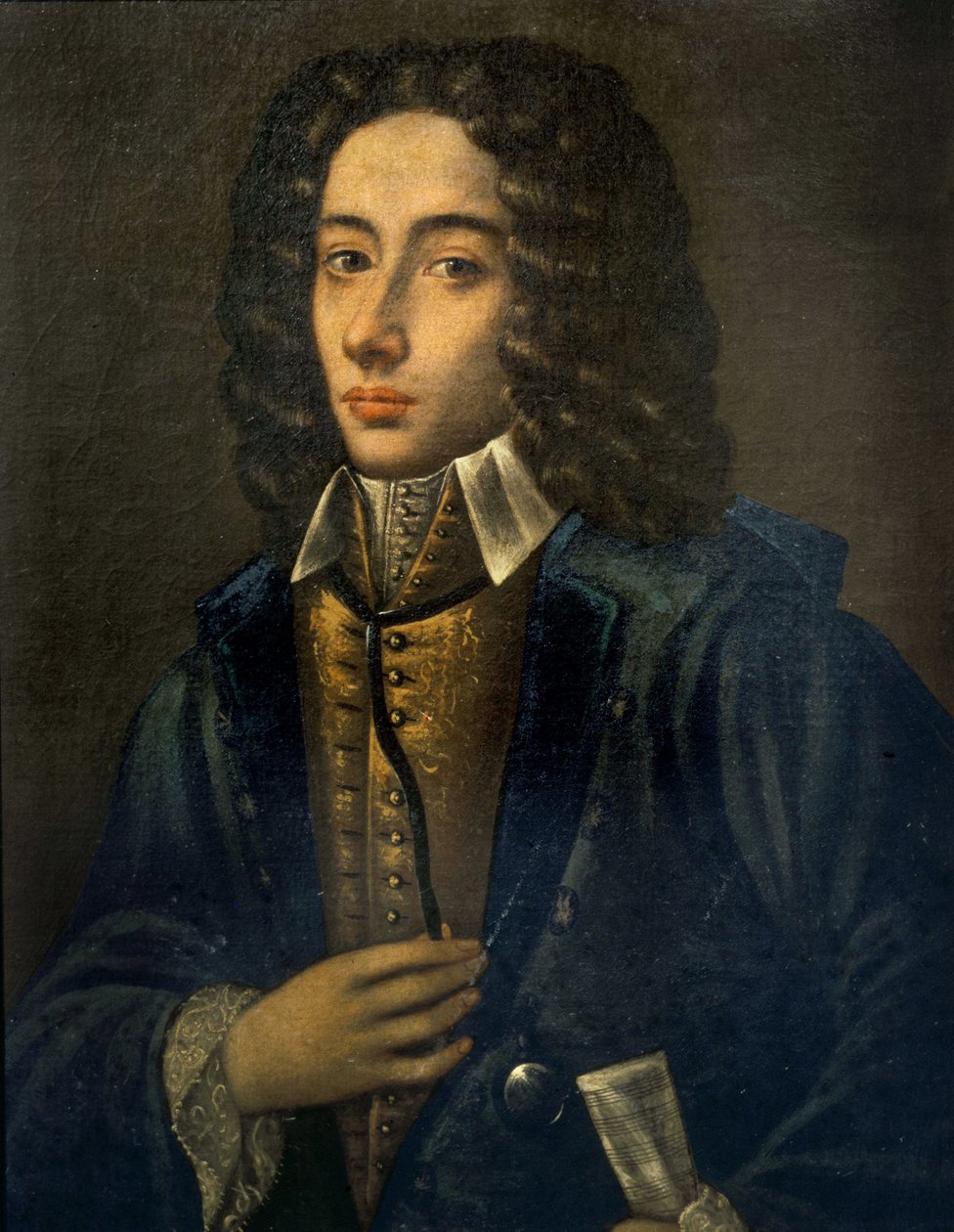 Portret Giovanniego Battisty Pergolesiego (Jean Baptiste Pergolese, Jean-Baptiste) (1710 - 1736). Olej na drewnie autorstwa Domenico Antonio Vaccaro. Konserwatorium w Neapolu. Obraz Giovanniego Battisty Pergolesiego autorstwa Domenico Antonio Vaccaro Konse autorstwa Domenico Antonio Vaccaro