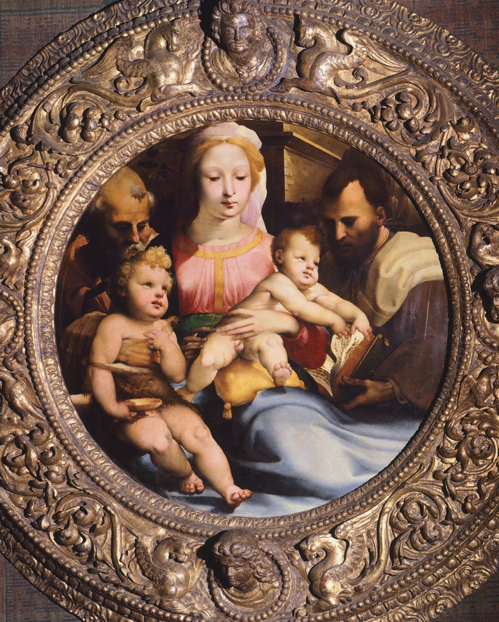 Święta Rodzina — Domenico Beccafumi (1486-1551) autorstwa Domenico Beccafumi