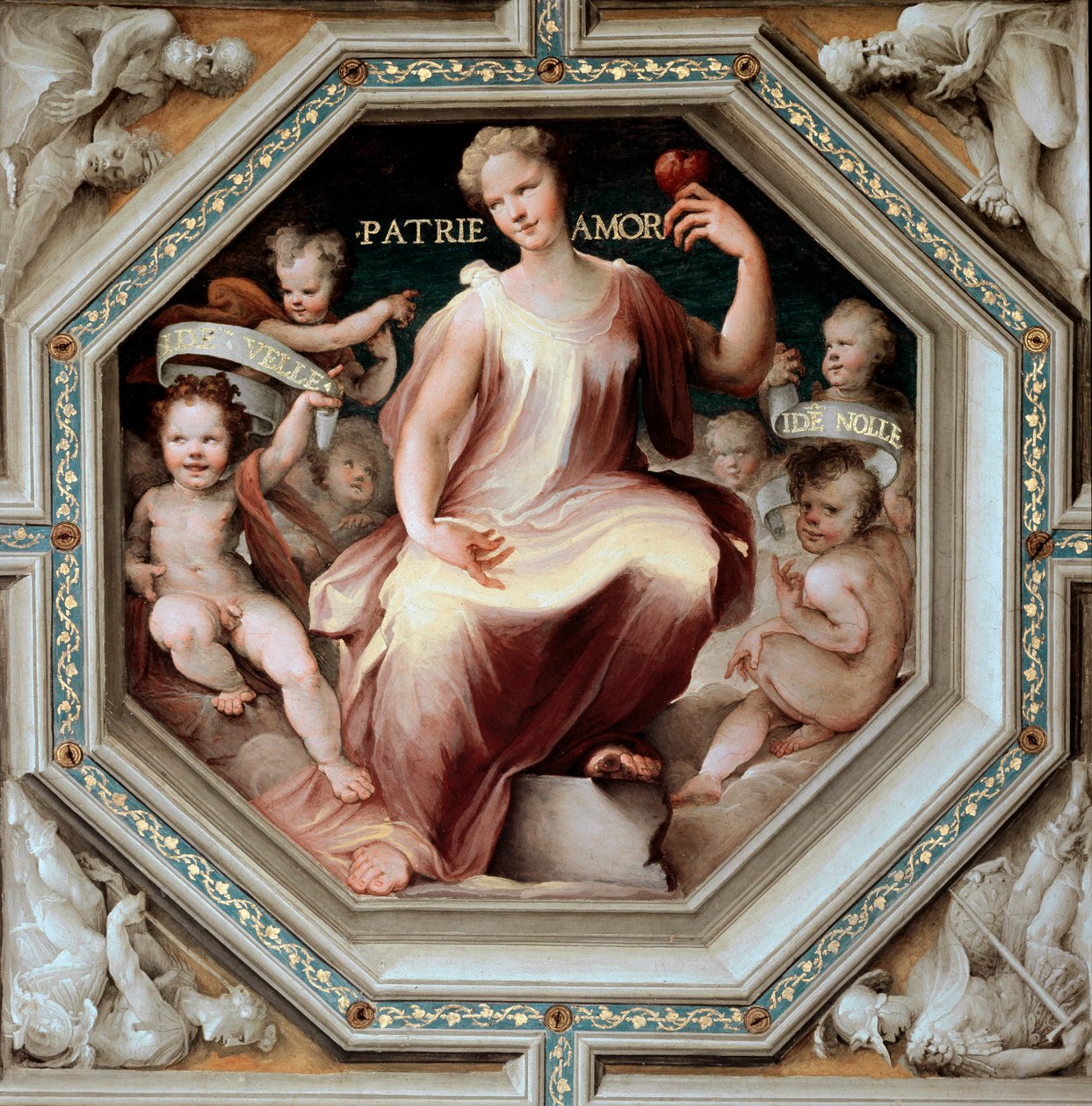 Miłość do kraju. Obraz Domenico Beccafumi (1486-1551) autorstwa Domenico Beccafumi
