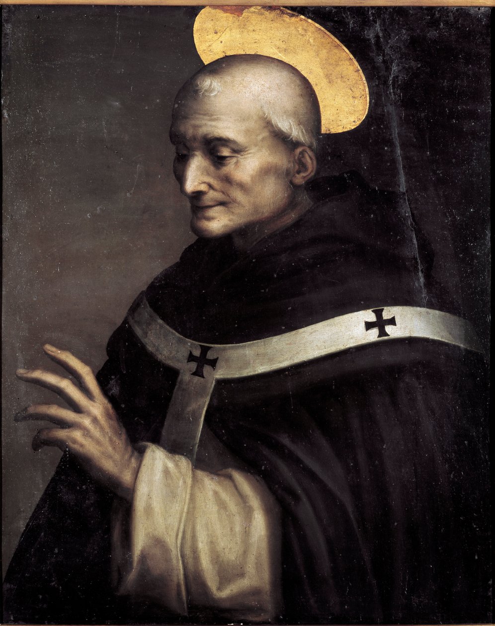 Św. Antoni benissant (św. Antoni z Padwy). Obraz Domenico Beccafumi (1486-1551) autorstwa Domenico Beccafumi