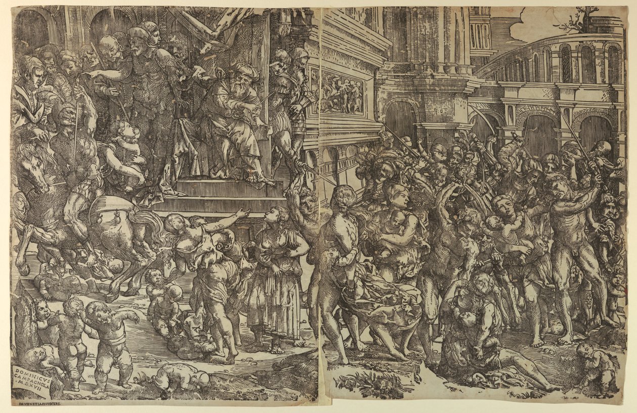 Masakra Niewinnych autorstwa Domenico Campagnola